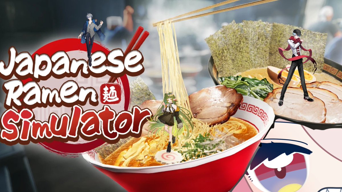 Achia_moon's tweet photo. 【 #JapaneseRamenSimulator 】みそぱんじゅーすのみそは味噌ラーメンのみそ～おれは味噌嫌い～【 新人VTuber / #月... https://t.co/VxQsSPF2Bc via @YouTube https://t.co/dxydEDti2w