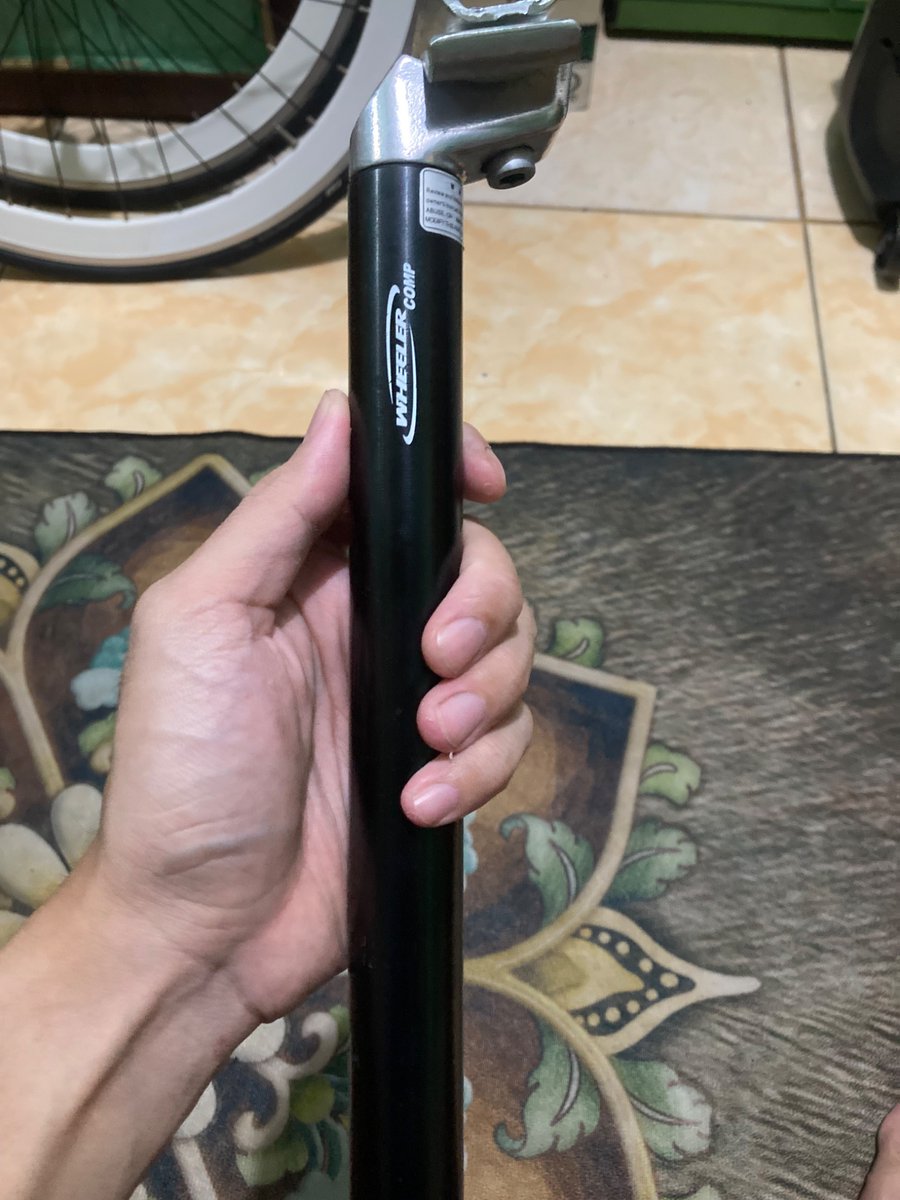 raafi262626's tweet photo. Wts Seatpost Wheelercomp 27.2 35mm 
150 aja
Kirim” ready #fnfjb https://t.co/49i9ch335Q