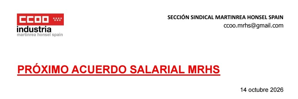 CcooMartinrea's tweet photo. 📢 PRÓXIMO ACUERDO SALARIAL 

🗣️ ¡Tu voz cuenta! Participa y aporta tus propuestas.

📅 Hasta el 4 de noviembre.

👉 https://t.co/UjNq6nsYI0

#ccoomrhs #acuerdosalarial https://t.co/knm9FESxXK