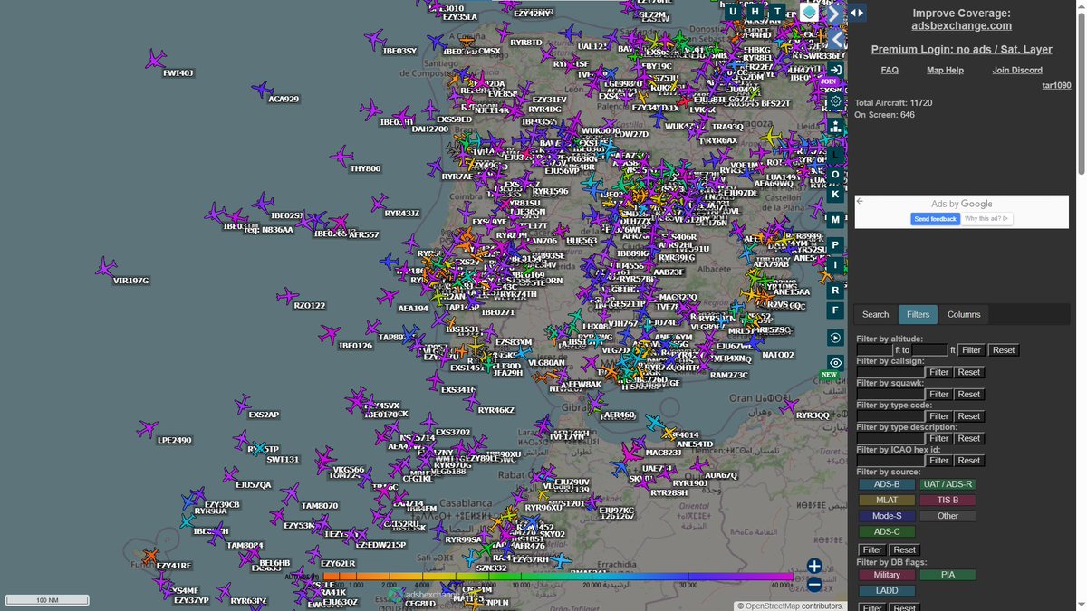 75Alcaide's tweet photo. 🔴✈️Hundreds of planes everywhere.
👇🙄Some spray here, others spray there.
#Portugal #FieldLab #LivingLab #SAI #SRM https://t.co/6vLji1j0nX