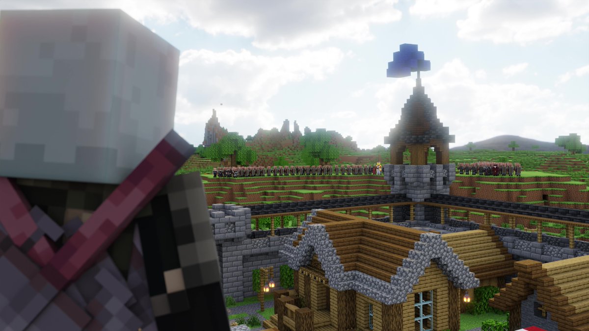 DOAMinecraft's tweet photo. POV: the Villagers are coming for you... https://t.co/ODQy0oHYBq