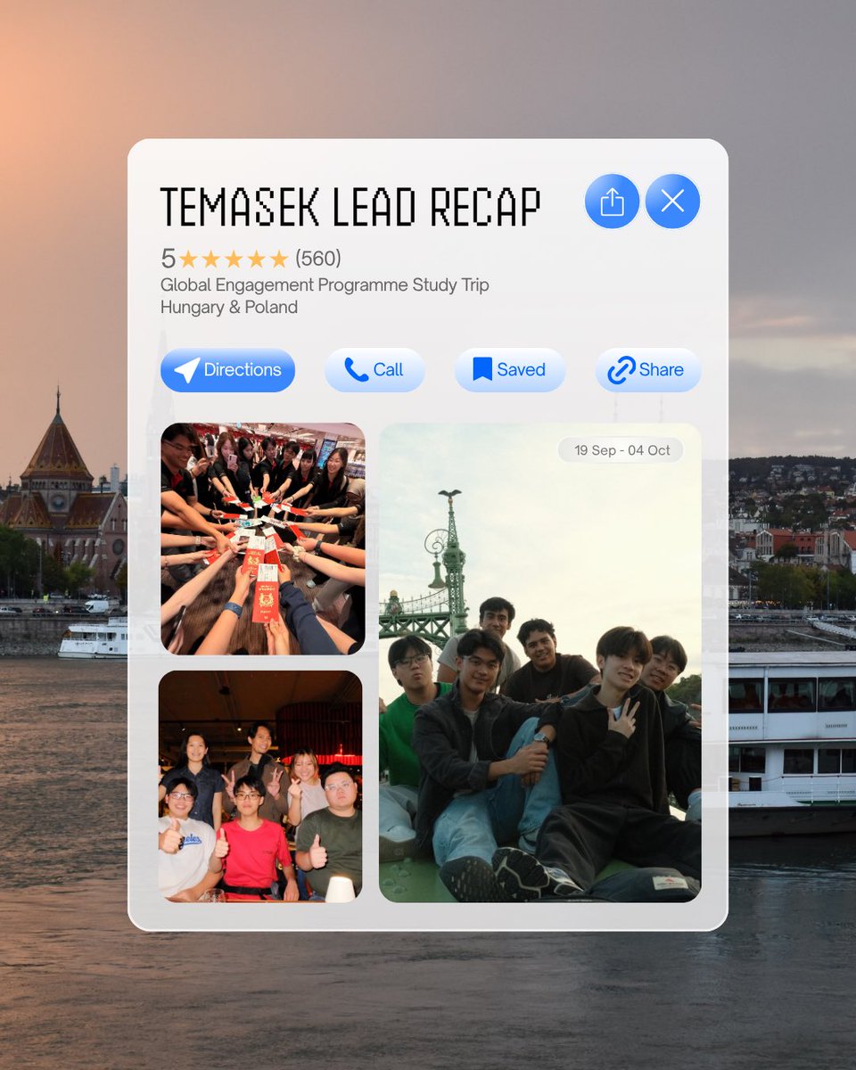 temasekpoly's tweet photo. Two countries, countless memories! 🌍✈️

Over two weeks, 20 students from the Temasek LEADership Programme explored Hungary and Poland as part of a Global Engagement Programme Study Trip! 👣💯

#temasekpoly #tpcreatingtomorrow #TemasekLEAD #GEPStudyTrip https://t.co/zeFZ2TlUTH