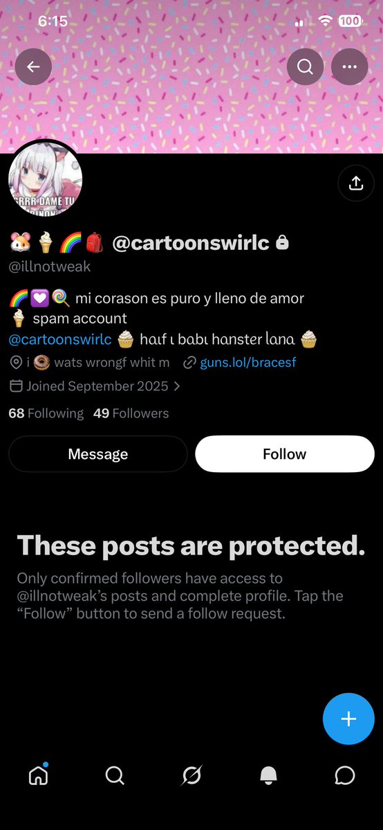 poutably's tweet photo. @cartoonswirlc you actively call yourself a "litl girl" ...like i said, get offline and get help 😭 imagine if the ppl you go to school with or your parents saw ts....yuck https://t.co/GreEFw3O9I