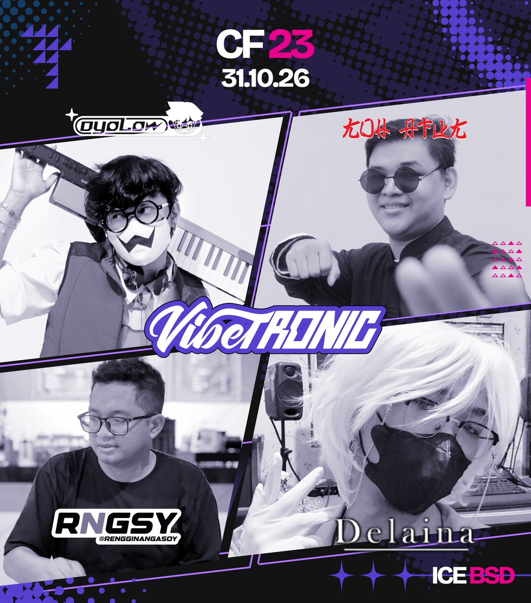 comifuro's tweet photo. Beat of the dragons will be presented by VIBETRONIC DJ Team on #Comifuro23 DJ Stage!

Don’t miss their performance on Saturday, 31 October 2026 at 16:00-18:00 UTC+7. https://t.co/5VPVQyTr1F