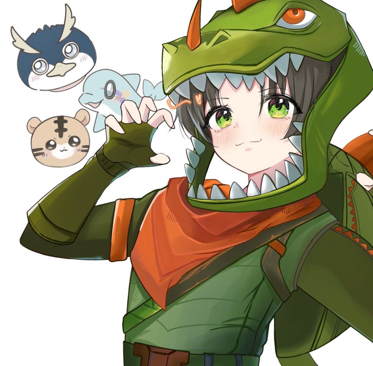 nina_10232's tweet photo. #しょうじアート
#FadosCard
#TorasArt 
しんさん🦖🐧 https://t.co/XX1Sc2KSlC