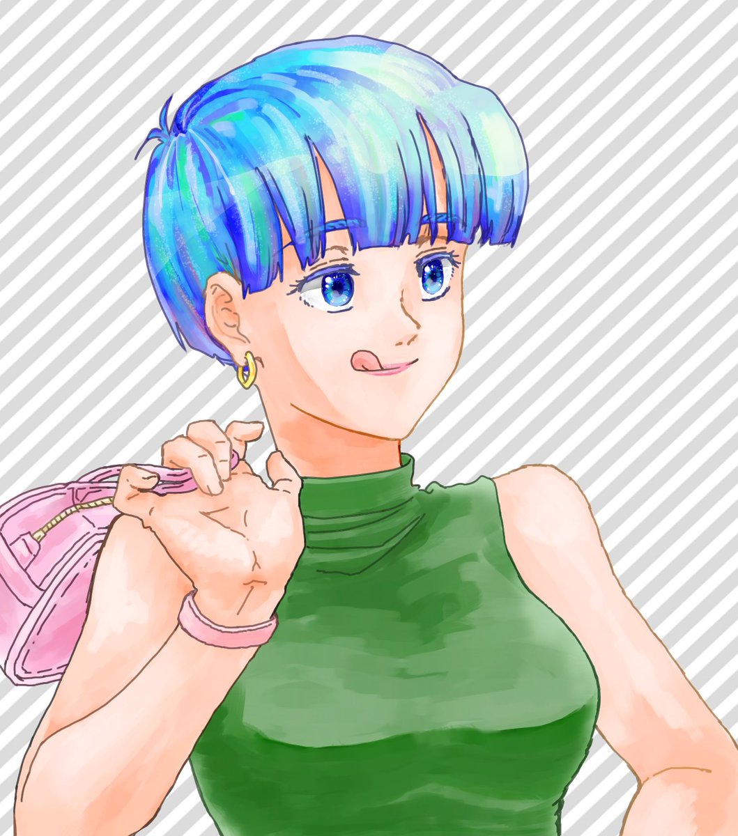 iri_dbyxc's tweet photo. 自分絵でできるだけ可愛く描きたかったブルマ… https://t.co/BclvxTbPCG