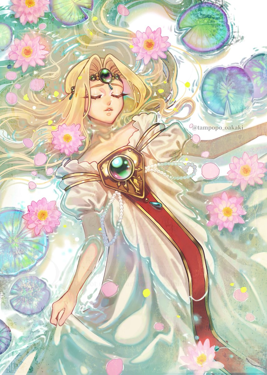 tampopo_oakaki's tweet photo. エメロード姫　【睡蓮】 https://t.co/uDoszgFbR3