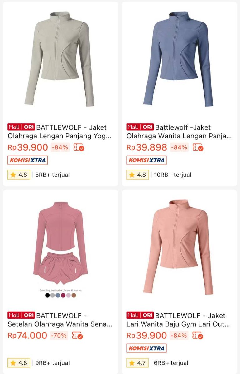 nyhmut's tweet photo. SENENG BANGET NEMU BAJU OLAHRAGA UNDER 100K MANA MODELNYA CAKEP-CAKEP https://t.co/qIZOWFb2Ge