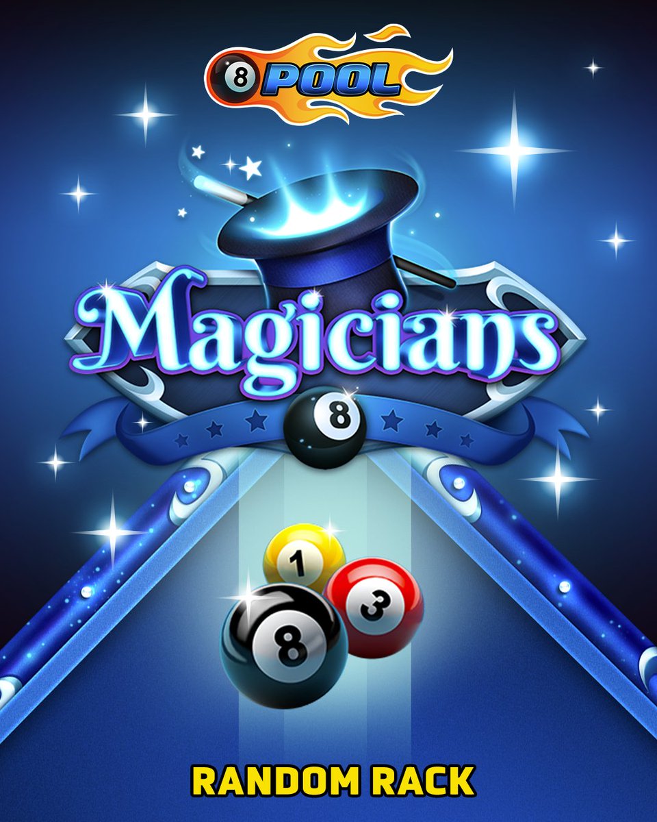 8ballpool's tweet photo. Nothing up your sleeve, just skill 🎩
Play Now » https://t.co/ED0GpSGOXm

Every rack is a new trick on the Magicians Table. Can you outsmart them all? Earn Pool Points and Moonlight Tokens for your rewards of choice

🗓️ Ends Thu Oct 15, 10am UTC

#8BallPool https://t.co/pknYhD2EPM