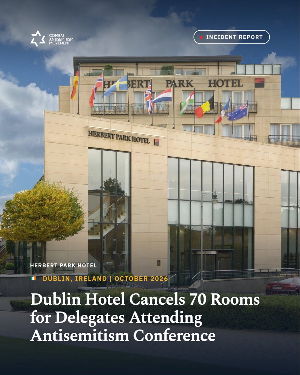 TheJewishAlly's tweet photo. Ireland Goes Beyond (2026): The current global marketing campaign created by Grey London, focusing on Ireland's "spirit of generosity," warm hospitality, open landscapes, and culture.

Also Ireland 🇮🇪: 👇

BEYOND APPALLING. 🇮🇪 Dublin, Ireland | Oct. 2026: Herbert Park Hotel canceled 70 rooms booked for delegates from 27 EU countries attending an international conference combating antisemitism.

The hotel questioned whether the event was linked to the IDF, despite it being an entirely civilian and diplomatic gathering with no military involvement.

Antisemitism at a conference against antisemitism.

@GreyLondon