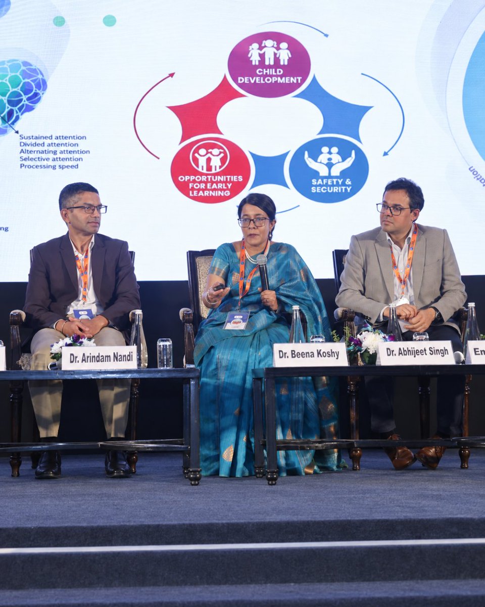 learning_rocket's tweet photo. Research helps us understand what works, why it works, and how we can create meaningful change in the early years of our children. It brings evidence into conversations about policy and practice, helping us move beyond assumptions towards solutions that make a real difference.

At Udaan 2026, the panel ‘Lessons from Academia’ brought together Dr. Arindam Nandi, Senior Researcher, The Population Council; Dr. Beena Koshy, Professor, Developmental Paediatrics Unit, Christian Medical College, Vellore; Dr. Abhijeet Singh, Associate Professor, Stockholm School of Economics and Board Member (Education), J-PAL and Emily Cupito, Executive Director, Development Innovation Lab, University of Chicago. The discussion was moderated by Sukhna Sawhney, Lead (Education and Content), Rocket Learning.

The conversation explored how academic insights can shape programme design, inform policy decisions, strengthen early childhood development initiatives and build effective, evidence-backed approaches that help every child learn, grow and thrive.

#Udaan2026 #RocketLearning #ECCE #EarlyChildhoodDevelopment #ResearchForImpact #EvidenceBasedPolicy #EarlyYears