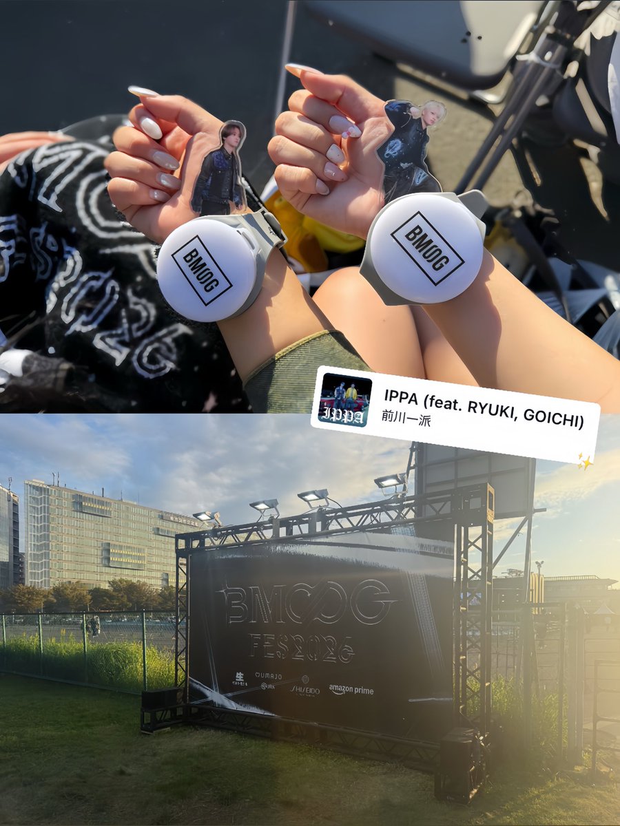RYUKING05_'s tweet photo. #BMSGFESDAY3 🩵
トロッコ近くてたくさん拝んだ😸🤟🏻💕💕
''IPPA''最高にかっこよかったな〜🏍🕶💫⭐︎
Memoriaも聴けて幸せでした🍀.⋆

#BMSGFES #BMSGFES2026
#MAZZEL #MAZZEL_RYUKI https://t.co/sLDiQZ5bDx