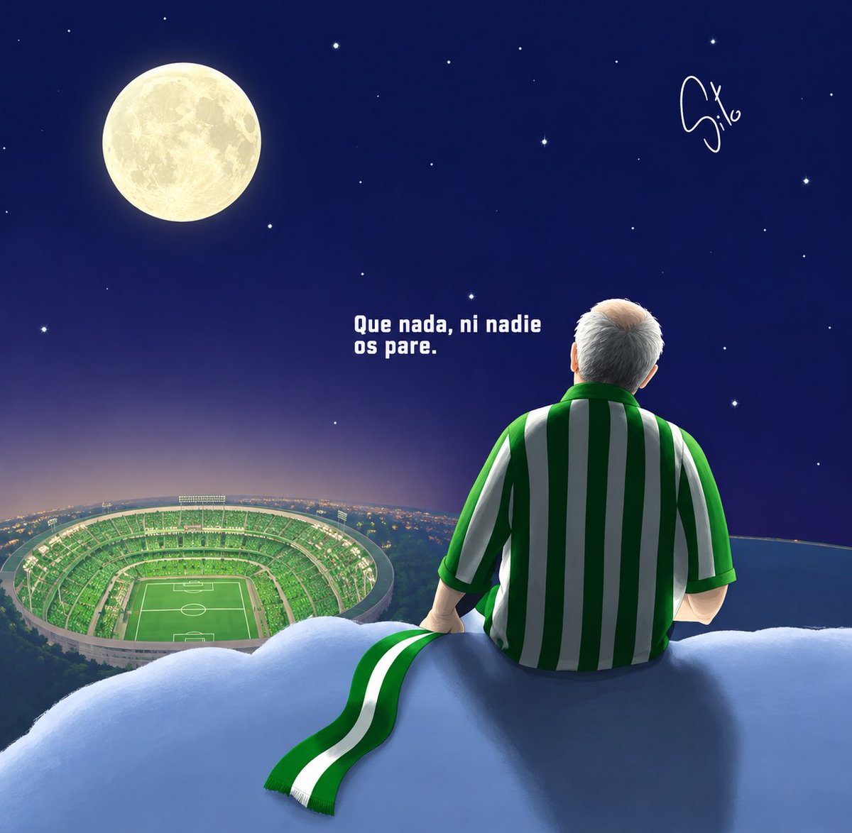 ElMagoBotas_'s tweet photo. Para tocar las estrellas, primero tuvimos que pisar mucho barro.

Cuarto anillo, siempre presente. Nuestros mayores, siempre presentes.

Hoy va por ellos. Por nosotros. Por todos. https://t.co/YFea2N3mrC