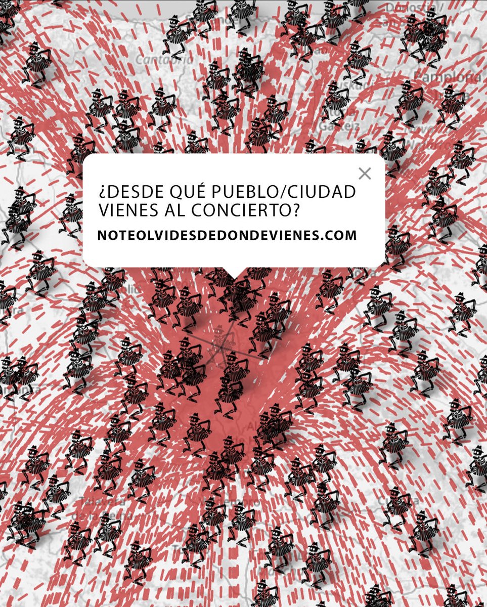 estoesLaMODA's tweet photo. Hace un par de semanas lanzamos la web https://t.co/f1E4WDsS1p para poner en el mapa desde dónde venís al concierto del @MovistarArenaEs de Madrid el próximo sabado 28 nov. 

Hemos recibido un montón de comentarios, ha sido muy emocionante leerlos todos y
(1/2) https://t.co/Wen5YwgG3V