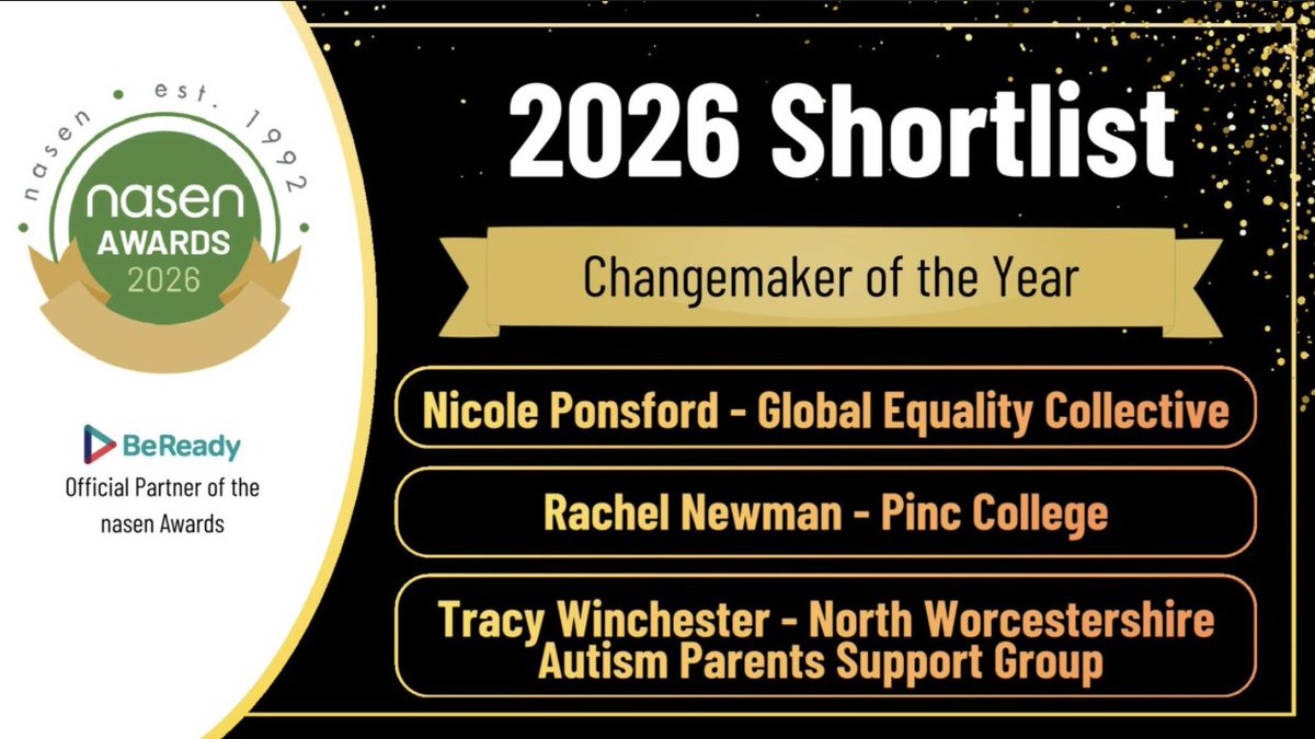 pinccollege's tweet photo. Looking forward to the @nasen Awards this week, celebrating two Pinc colleagues nominated this year! 🌟

First up, Rachel Newman, our Chief Impact & Compliance Officer, shortlisted for Changemaker of the Year.

We’re so proud to see Rachel’s work recognised. Good luck to all the nominees and see you there! 

#nasenAwards #SEND #SpecialistEducation
