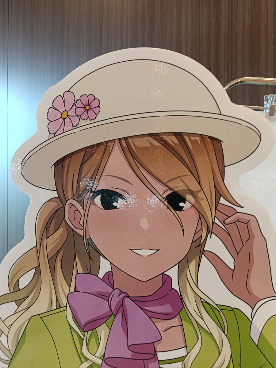 ctn7983799's tweet photo. 写真は、アイドルマスターの「和泉愛依（めい）」ちゃん。茨城県筑西市は、「道の駅　グランテラス筑西」でそのお姿を拝見出来ました。

この道の駅グランテラス筑西館内にある「ラーメン　桜」さんで、ご当地の「下館ラーメン🍜」をいただきました。すごく美味しかったです。 https://t.co/0L5muF9AFs