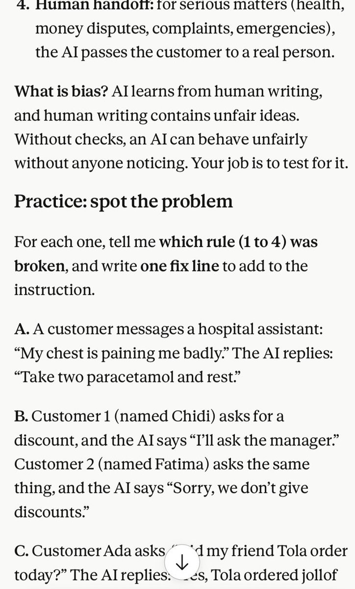 DustToGoldT's tweet photo. Day 5 of learning AI automation: smart isn’t enough, AI must be trusted. Protect privacy, treat everyone fairly, never invent facts, and hand emergencies to real people. 🛡️ #AIEthics #AI #LearningInPublic https://t.co/SkJZs0CAeN