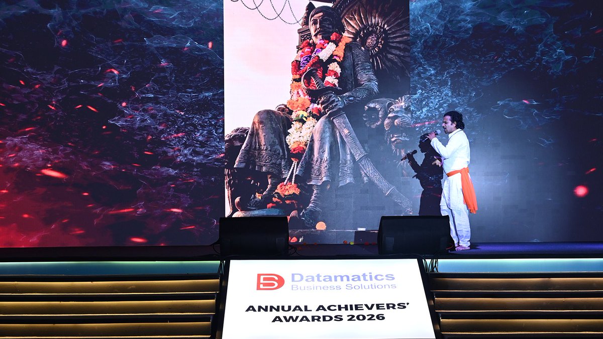 Datamaticsbpm's tweet photo. Here’s a glimpse of some of the enthralling performances from the grand finale of Datamatics Got Talent 2026! From vibrant regional and cultural performances to singers and bands bringing alive folk favorites and international hits, the stage was set on fire!

#DGT2026 was a celebration of music, dance, acting, and incredible talent, bringing together the many talents of Team #DBSL. Part - 2

#LifeAtDBSL