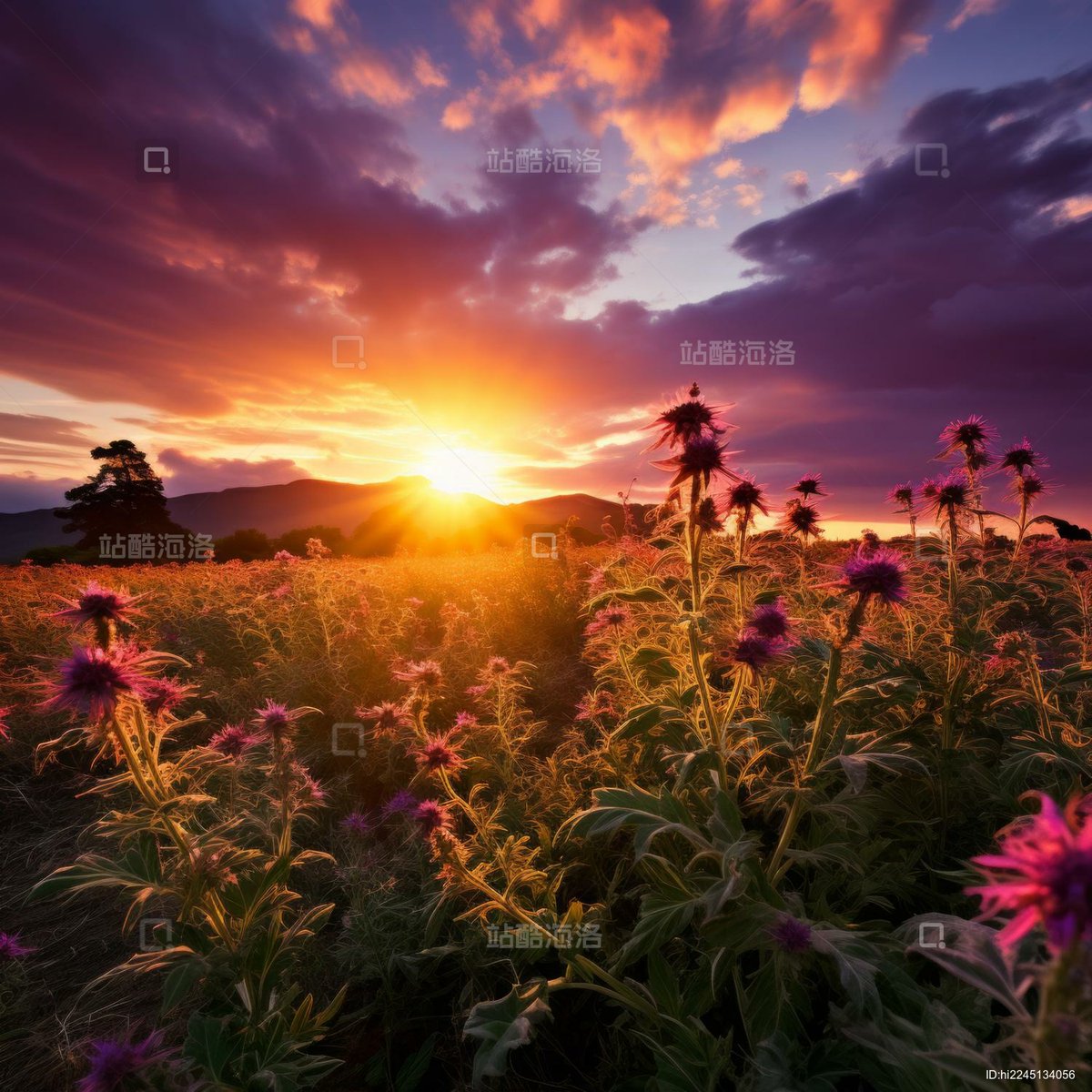 EmersynLacqqja's tweet photo. [山の崖に咲く花畑、ふわふわの毛布に夕暮れの輝きが包まれた瞬間。] https://t.co/Ymb5j86oNg