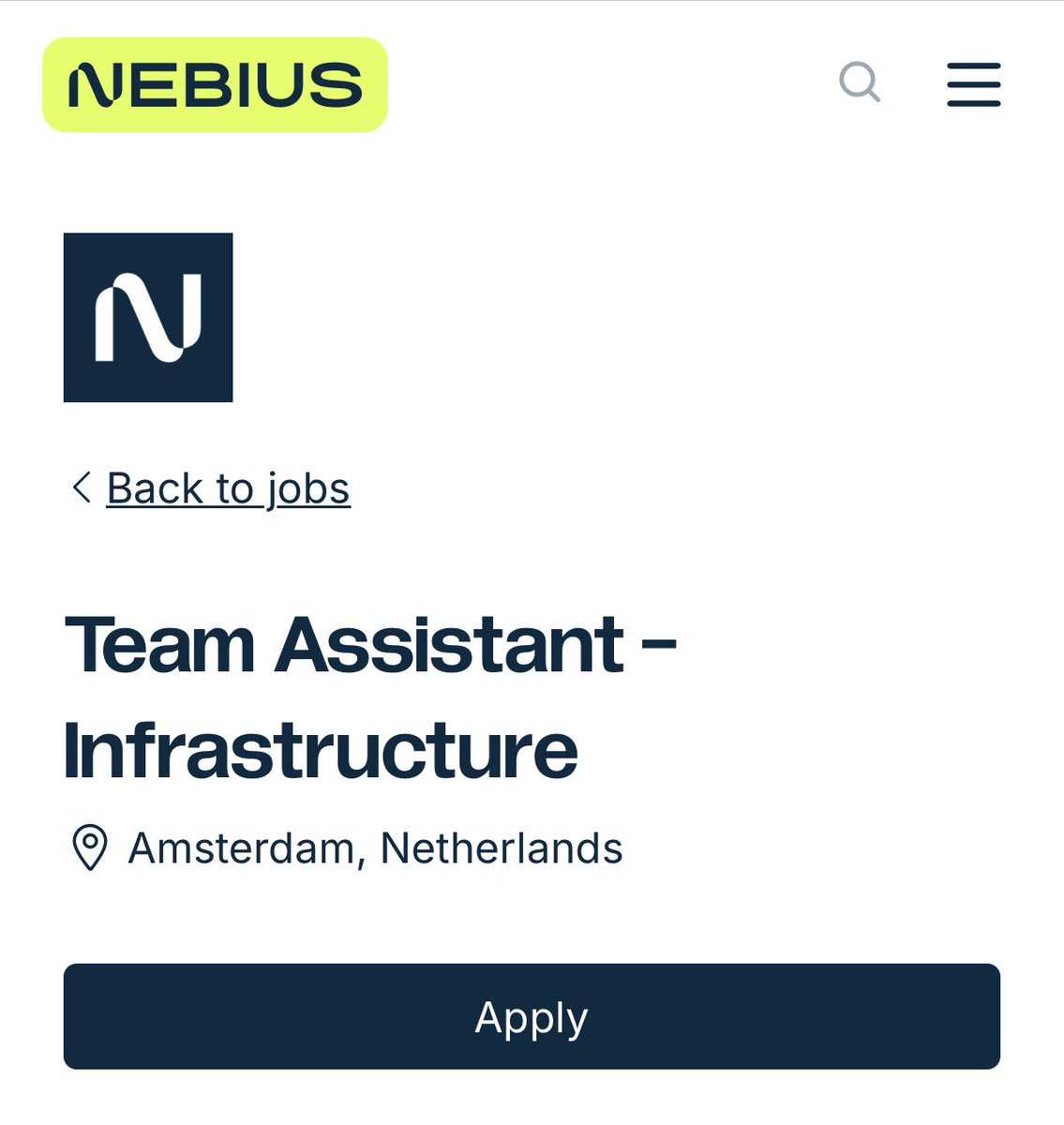 rubenkoops's tweet photo. $NBIS doing the same hilarious thing!

Selling AI agents while hiring executive assistants to actually get things done🤣 https://t.co/n05h841P8n