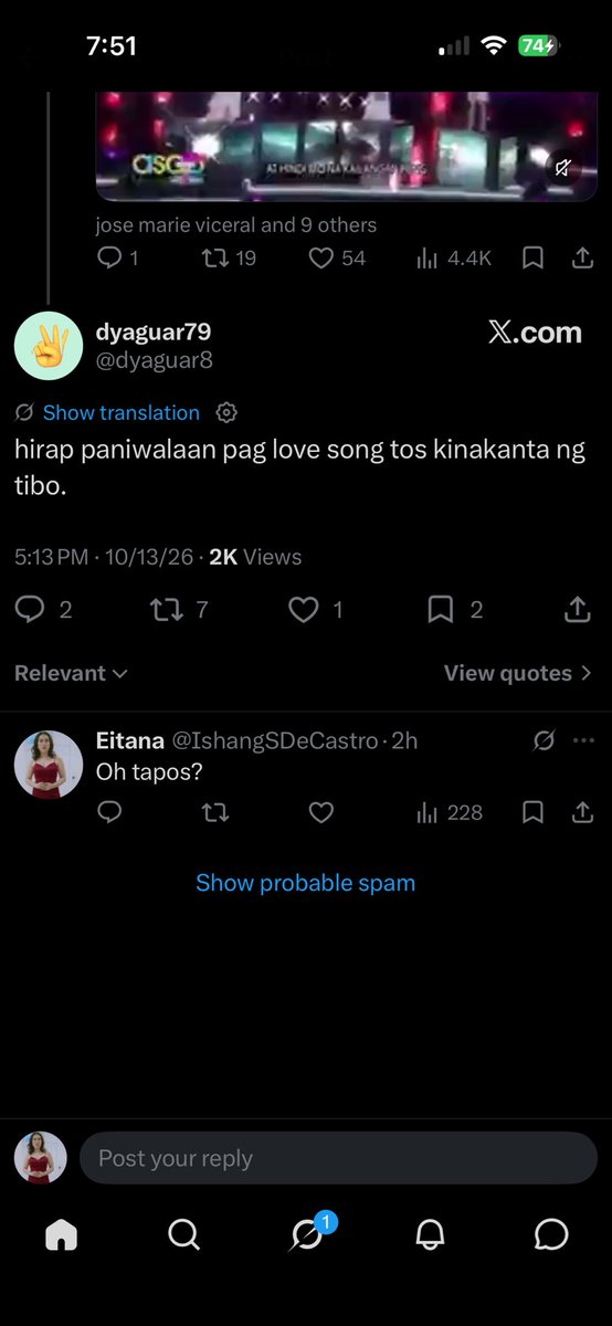IshangSDeCastro's tweet photo. @elyloveklanggie @Yeulou Nanjan parin pero d q makita comment nung isa 😅 https://t.co/r9d20iX4DI