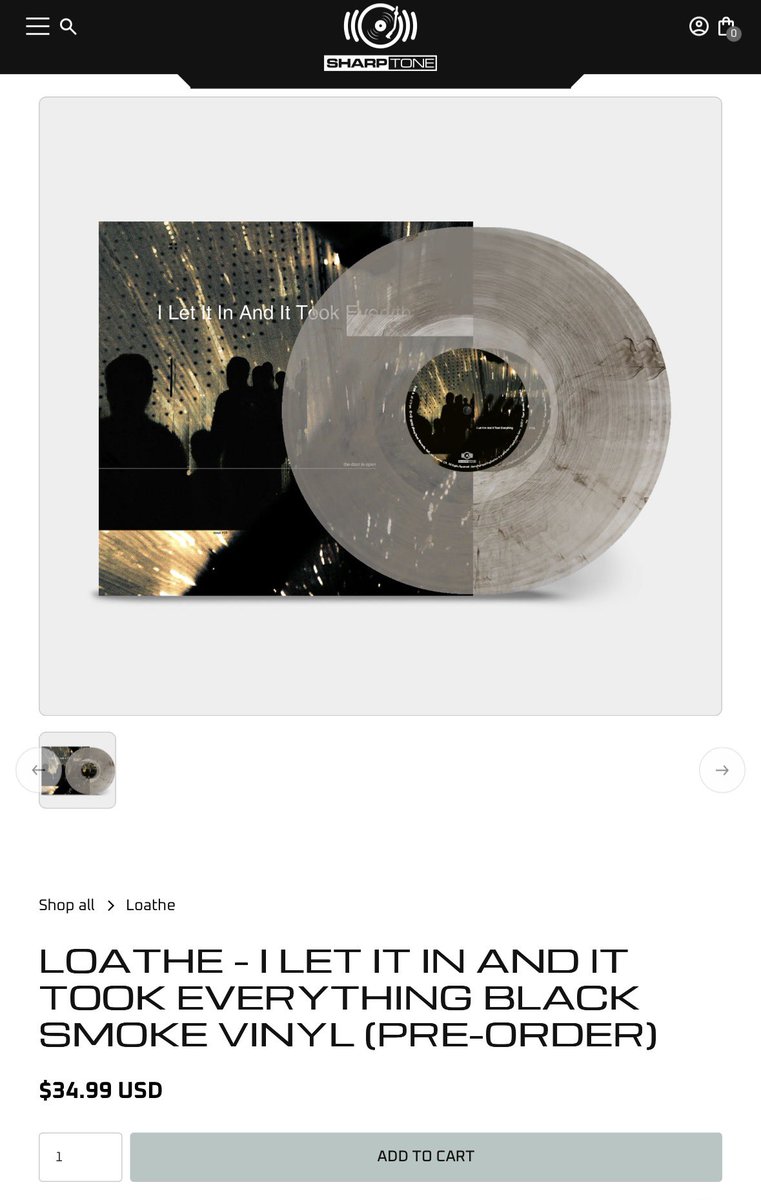 AStrangerToJoe's tweet photo. NOT A DRILL LOATHE NATION

ILIIAITE AND TCS ARE AVAILABLE FOR PREORDER AGAIN ON VINYL GET IT GET IT https://t.co/vFeUZpBewU