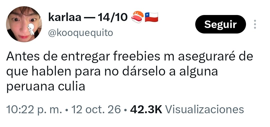 kookcit's tweet photo. Si pq obvio las Chilenas son unas santas y no dijeron nada en el Space ni en su montón de publicaciones https://t.co/VoIaRs1muQ