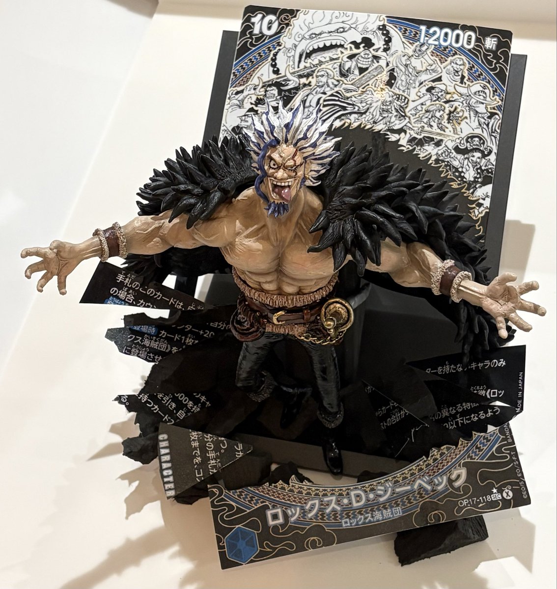 AcDkqRDG3XZfgPg's tweet photo. 自作フィギュア、ロックス完成✨

ワンピースカード
ロックス海賊団のSPカードを立体化
ロックス・D・ジーベック

ゴッドバレー公開まで待てず、
スカルピーと石粉粘土で自作してみました。

#ONEPIECE
#OP_FILMGV
#フィギュア倶楽部
#フィギュア愛でる部 https://t.co/bAEzewgpyb