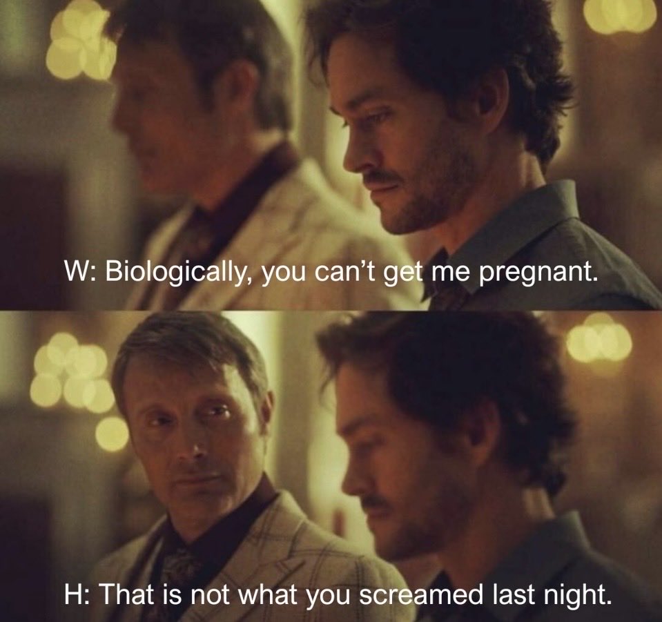 BiancoDell's tweet photo. Good one, Hannibal. https://t.co/3Q6rZDplRz
