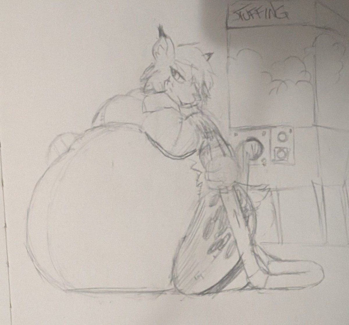 Thermohellfire's tweet photo. hey why is my plushie of @AzimuthLumen looking at me like that? what is- oh π³
may go over this w proper lines in digital soon ...
#plushtf #inflation #bellyinflation https://t.co/lpTDUtmThE