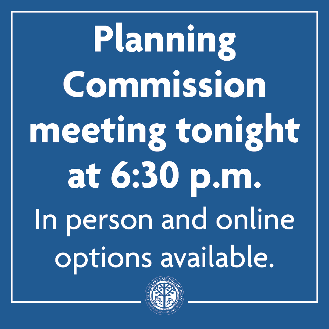 CityofEL's tweet photo. The East Lansing Planning Commission will meet at 6:30 p.m. today, Oct. 14, at the East Lansing Hannah Community Center, 819 Abbot Road.

To view the agenda and get instructions for how to participate remotely, visit https://t.co/5El87Qtx2F https://t.co/MTcIqvaGK5