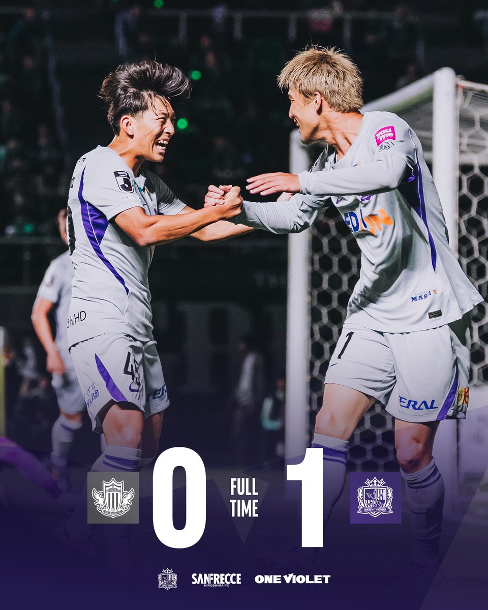 sanfrecce_SFC's tweet photo. ⏹️𝐅𝐔𝐋𝐋𝐓𝐈𝐌𝐄

🏆Jリーグ ヤマザキビスケット ルヴァンカップ 1stラウンド 3回戦
🆚松本山雅FC
🔢0-1
⚽️小林志紋

#sanfrecce #ONEVIOLET #ルヴァンカップ https://t.co/lGapctQEfC