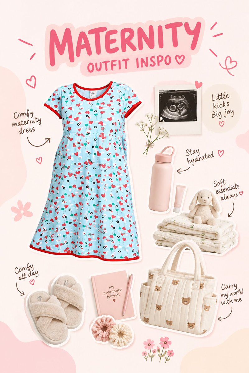 mysillyboom_ind's tweet photo. From a comfy maternity dress to your everyday pregnancy essentials, these little things make the beautiful journey of motherhood even more special. ๐ธ๐คฐ๐ป
Because comfort is always in style.
#SillyBoom #MaternityOutfit #PregnancyStyle #MaternityWear #MomToBe https://t.co/rCS03JM2RF