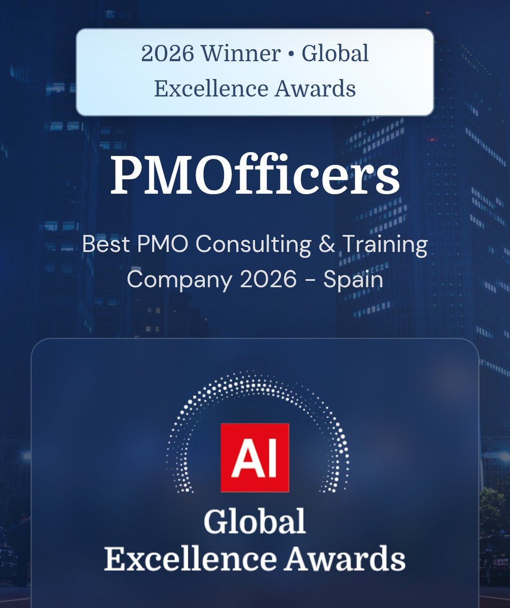 PMOfficers's tweet photo. #PMOfficers - Best PMO Consulting & Training Company 2026 #Spain
With humility, we remain committed to learning, improving, and creating real value in every project with all of You worldwide
#PMOAcademy #PMOXperience #TheMasterPMO #PMODAYHispania #ProjectManagement #Barcelona https://t.co/ouCgGstLgw