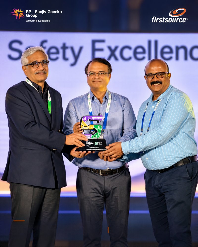 firstsource's tweet photo. We're proud to share that Firstsource has received the Change Maker Award 2026 for Commute Safety Excellence, presented by MoveInSync, our transportation technology partner.
 
#FirstsourceProud #CommuteSafety #EmployeeWellbeing #BrilliantPeople https://t.co/r9BmboL9bg