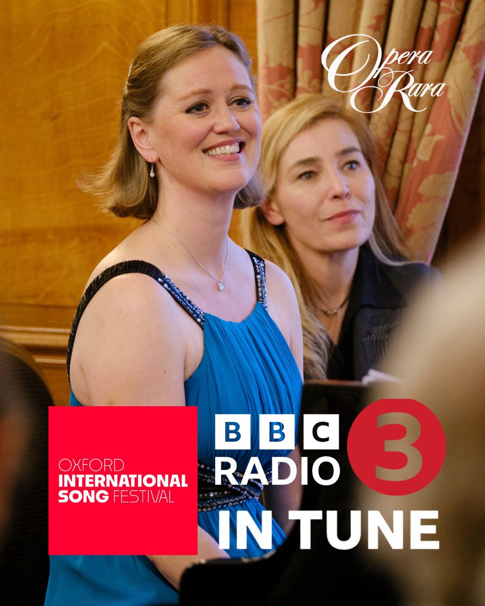 OperaRara's tweet photo. 🎶 Baritone Enrique Alcántara and pianist @AnnaTilbrook join @BBCRadio3 In Tune today, ahead of their Oxford International Song Festival recital on 16 October! @OxfordSong

📻 Listen from around 5pm: https://t.co/NAG27DaYEi
🎟️ Tickets: https://t.co/PtnYyUXfRQ

#OperaRara https://t.co/9INyfl5tuE