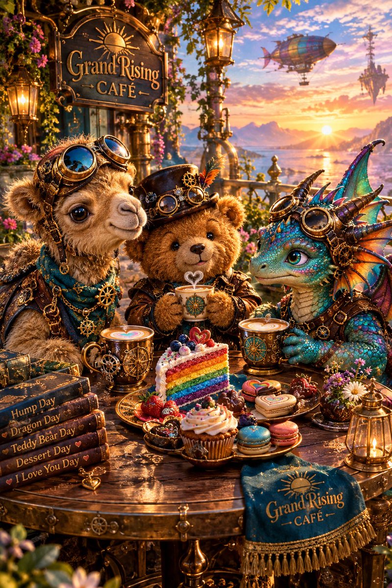 TheCore1724808's tweet photo. Grand Rising, friends! 

Happy Hump Day
Dragon Day
National Bring Your Teddy Bear to Work &amp; School Day
National I Love You Day
National Dessert Day

It is a great day to have a great day! How do you plan to celebrate? https://t.co/NSWwKaVRkH