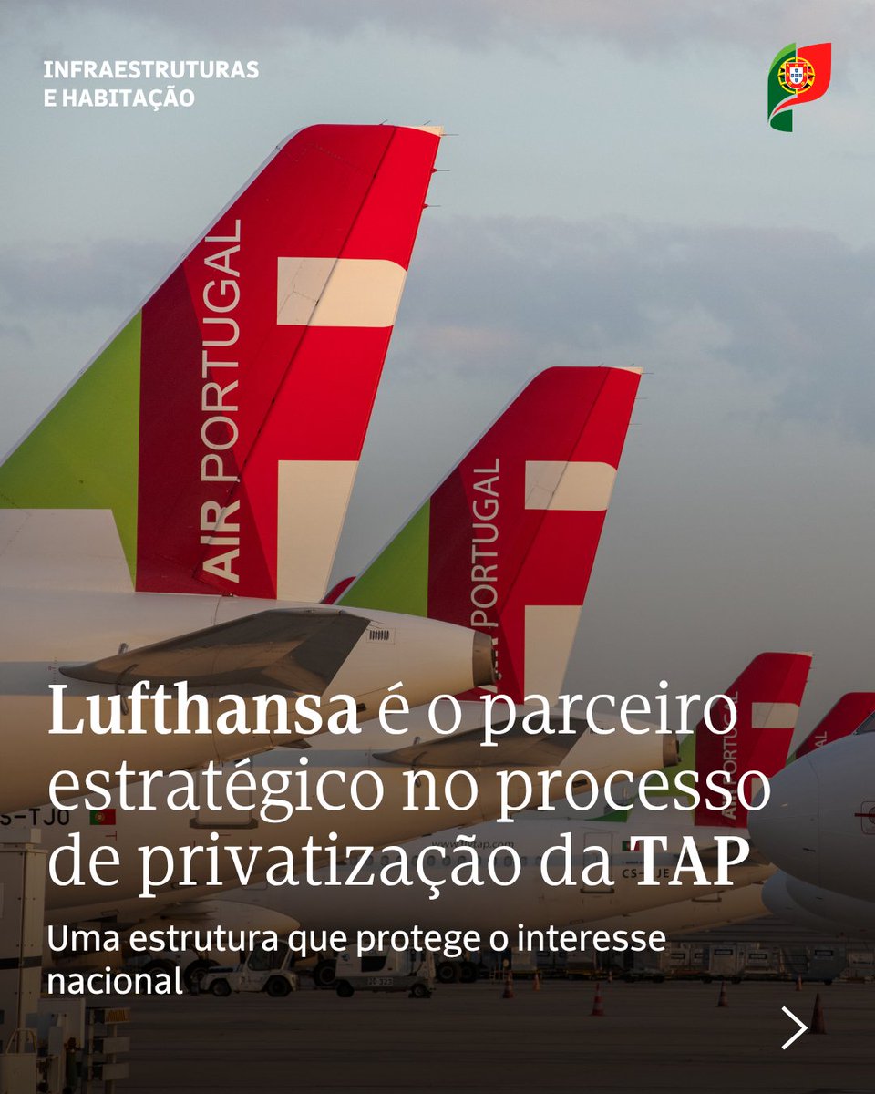 govpt's tweet photo. Governo seleciona a Lufthansa para aquisição de até 49,9% do capital social da TAP https://t.co/yot2oX0Wuc