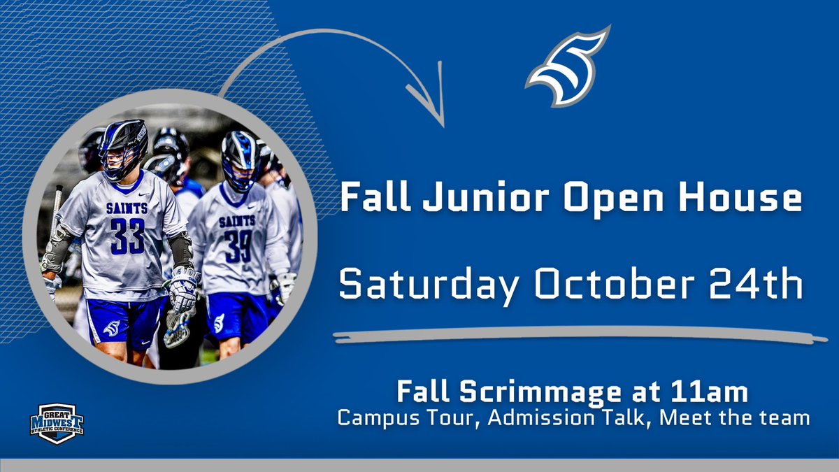 TMUMensLacrosse's tweet photo. Come see the Saints! Send an RSVP email to Coach McGinnis directly. #BeASaint https://t.co/wdWsY78l6Z