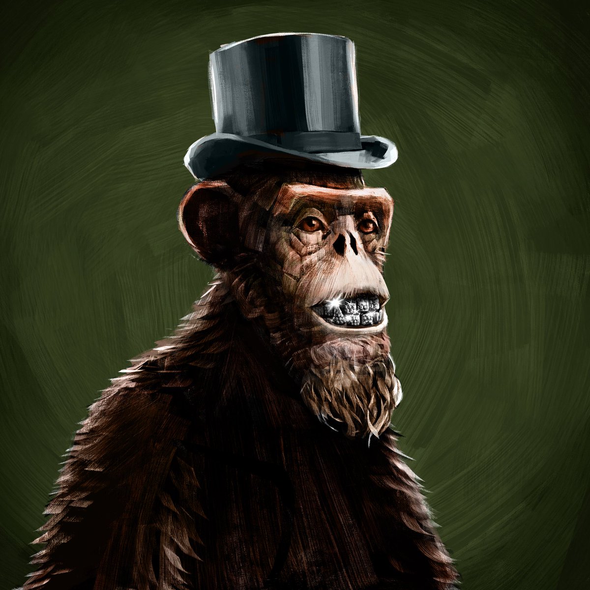 BaronOnchain's tweet photo. With only 38 in the collection it took me years to secure my diamond grill! This centerpiece trait may be one of the most coveted in all @the_ape_society! 

What trait to you patiently chase? 

#NFTs #TAS https://t.co/DzHIUUtSUK