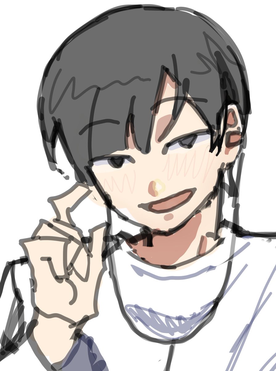 kaworu912's tweet photo. 過去絵スマホ指描き厚塗りメイキング https://t.co/Vqow2wf719
