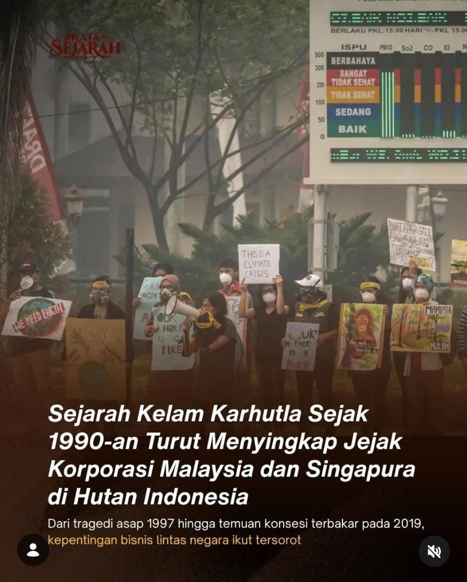 RandikaSeloma's tweet photo. Penindakan tegas terhadap pelaku pembalakan liar dan pembakaran lahan adalah bukti komitmen penegakan hukum atas Jejak Asap Asing #KarhutlaKorporasi https://t.co/ZVBXM6UH7a