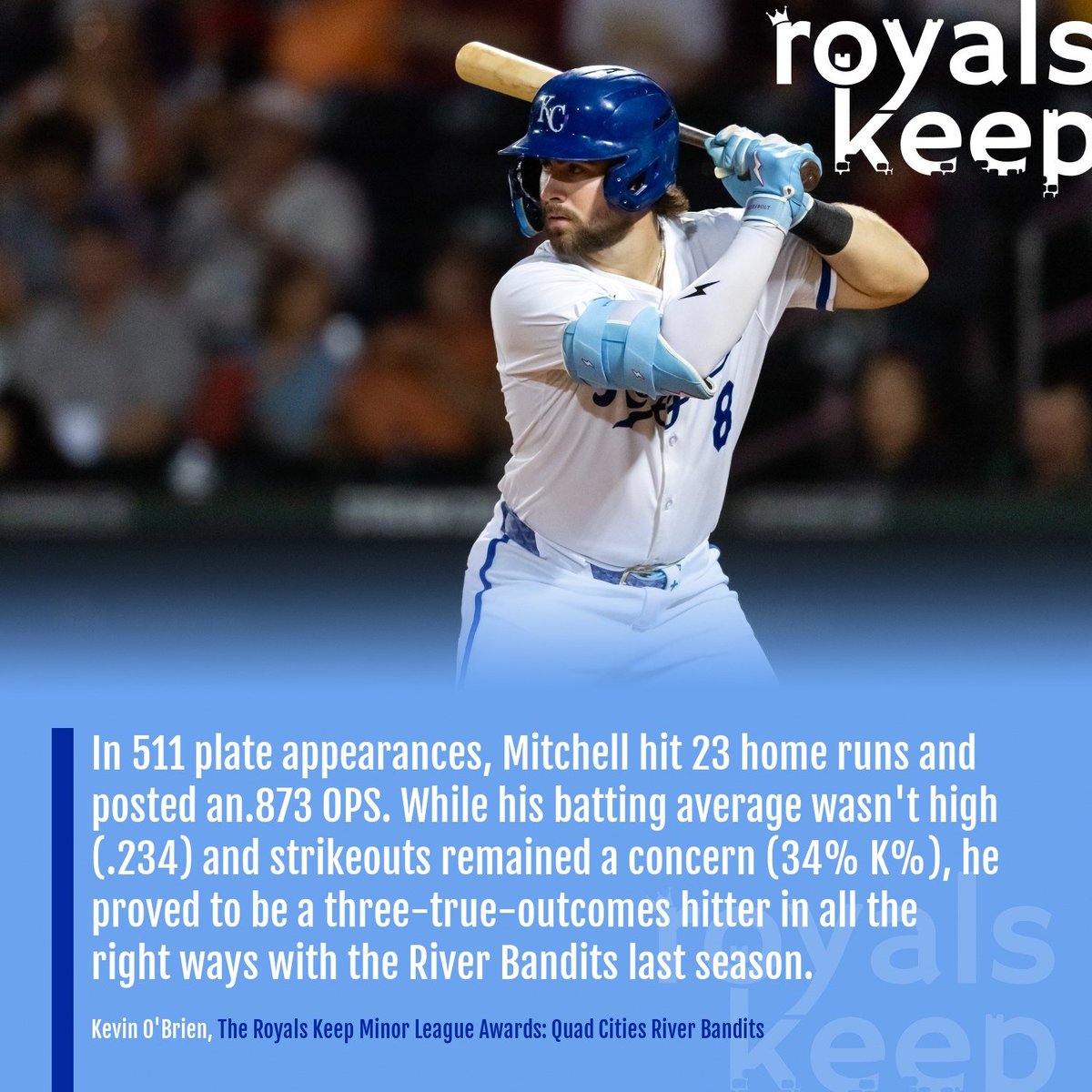 royalskeep's tweet photo. The Royals Keep Minor League Awards: Quad Cities River Bandits #royals #kansascity #fountainsup https://t.co/fVcBUOwBqY