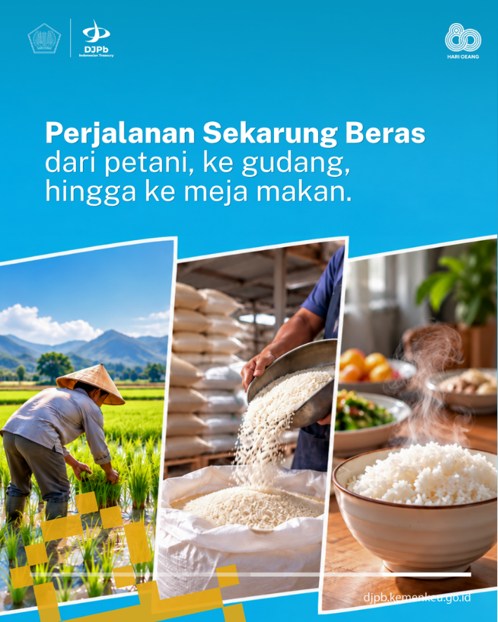 KPPN_BUNTOK's tweet photo. Halo Sobat #intress 080

Dari panen petani hingga menjadi sepiring nasi, dukungan #UangKita selalu hadir menemani. 🌾 🍚

Berapa anggarannya untuk mendukung pengadaan hingga pengantarannya? 

#IndonesianTreasury #UangKita #DJPb
#amansetarabersamadjpb https://t.co/YAwFpzPf7R