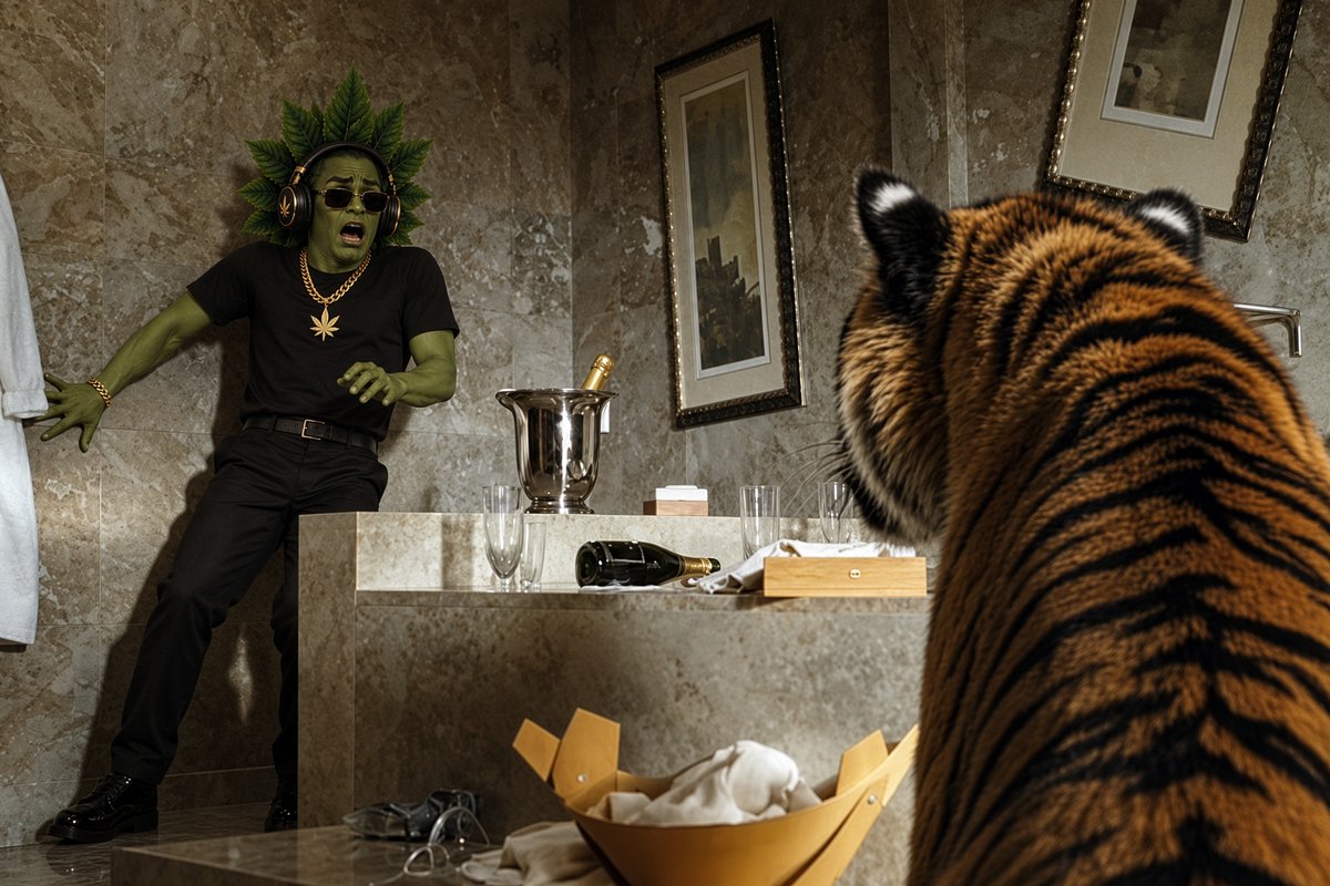 Quic43225's tweet photo. I said bring some exotic… not a whole damn tiger 😭🐅🍃🍃🍃🍃

solana:DD3AC2Cmr5rXzJ6ErRHeryx3ASLVMhSBALiUqeKcpump https://t.co/YzQuSRdasF