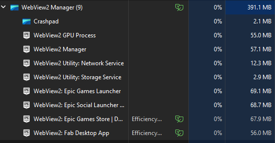 status_403's tweet photo. @tourenscom Steam'den hızlı görünüyor çünkü chromium yerine Rust + Tauri 2 ile kodlanmış ve Webview2 kullanıyor. Aslında daha çok optimize de edilebilir arka plandayken webview2 yine kaynak tüketiyor. .exe'nin RAM tüketimi yanıltmamalı, asıl tüketim webview2'de. Overlay de chromiumda kalmış https://t.co/lKEbRtfA93