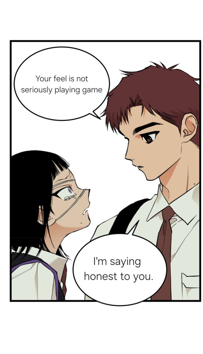 Emma04015087293's tweet photo. #쪽팔려게임 #Idareyou #Linewebtoon 
So Subin ask Jinwon Are you seriously want to play game, he said yes. It mean No. He just do what sarang order. She kept asking him are you ignore me or not he answer your Not serious to play she ran. Actually I think last one is true. https://t.co/fYkP9p5xYA