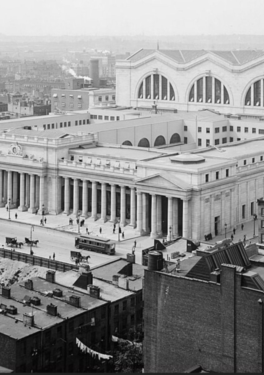 CultureExploreX's tweet photo. New York’s original Pennsylvania Station opened in 1910.

Its monumental waiting room, inspired by ancient Roman architecture, was demolished beginning in 1963.

A building intended to express the city’s confidence and ambition survived barely 53 years.

Its destruction became a defining event in American architectural preservation.

Cities should consider carefully what future generations lose when historic landmarks are demolished for immediate commercial gain.