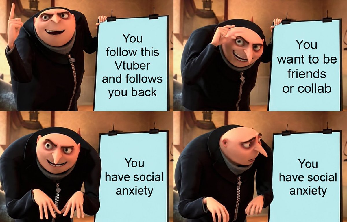 katchanmai's tweet photo. wan't Vtuber friends but social anxiety says no.                        #Vtuber#smallvtuber https://t.co/p5gUDyUkkq