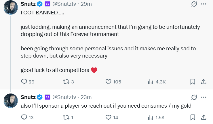 bovercsix7's tweet photo. looking forward to see snutz on the tourney but.. https://t.co/NlaVM8dBBS